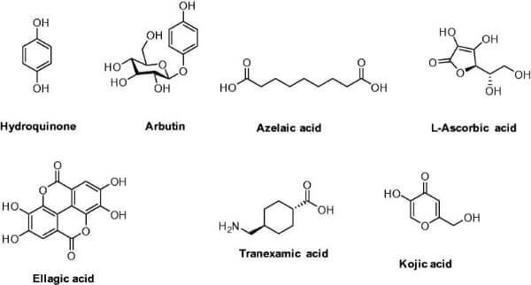 Tyrosinase Inhibitors Skin Lightening